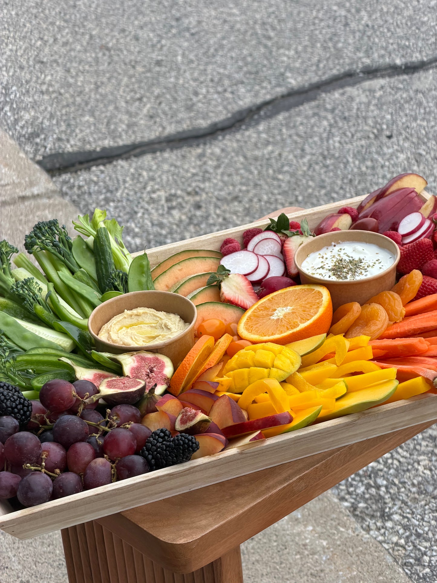 Vibrant Garden Platter